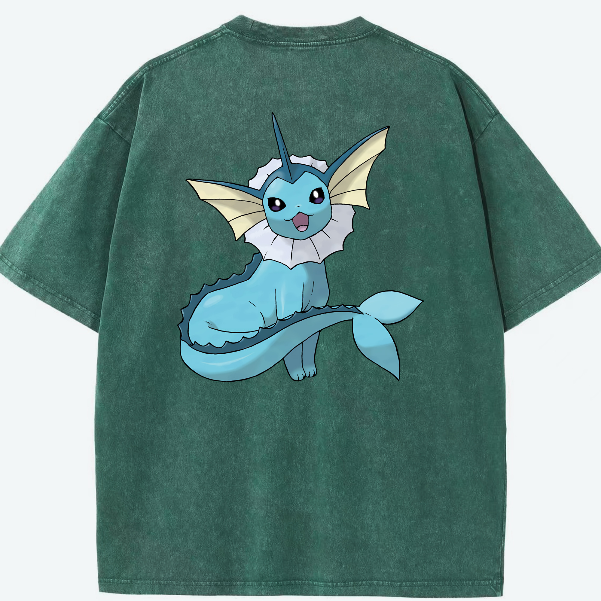 （画像用） ポケットモンスター Pokémon 綿100% ヴィンテージ風 半袖Tシャツ（背面プリント）